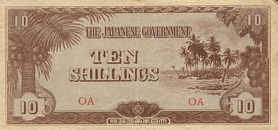 Лицевая сторона банкноты Австралии номиналом 10 Шиллингов