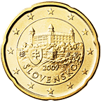 Словакия 20 центов
