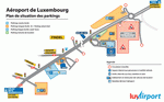 Схема парковок аэропорта Люксембурга