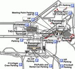 Схема парковок аэропорта Мадрида