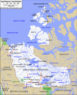 Карта дорог Северо-Западных территорий