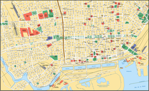 Карта Буэнос Айреса