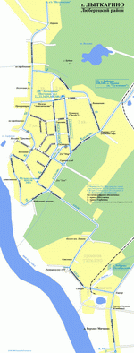 Карта Лыткарино