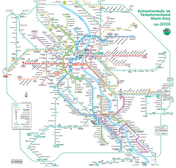 Схема метро Кельна