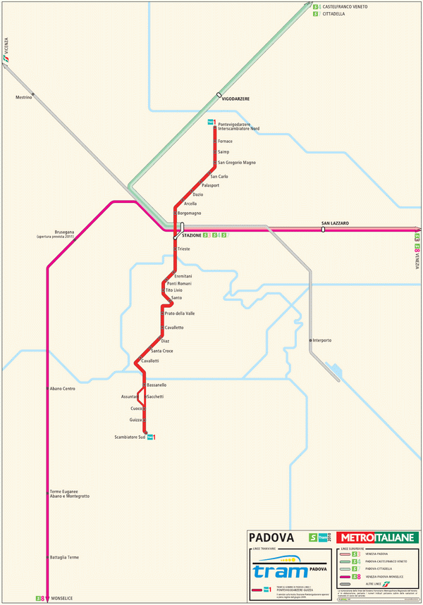 Схема метро Палдуи