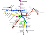 Схема метро Аугсбург