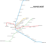 Схема метро Будапешт