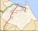 Схема метро Форталеза