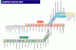Схема метро Фукуока