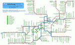 Схема метро Гётебург