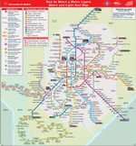 Схема метро Мадрид