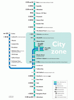 Схема метро Манчестер
