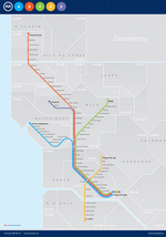 Схема метро Порто