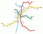 Схема метро Прага