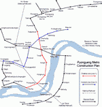 Схема метро Пхеньян
