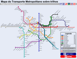 Схема метро Сан Пауло