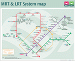 Схема метро Сингапур