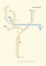 Схема метро Валенсия