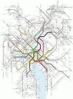 Схема метро Цюрих