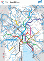 Схема метро Цюрих