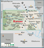 Карта Канзаса