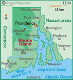 Карта Род Айленда