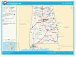Карта дорог Алабамы