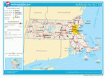 Карта дорог Массачусетса