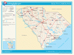 Карта дорог Южной Каролины