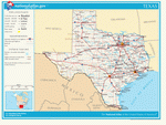 Карта дорог Техаса