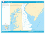 Карта рек и озер Делавера