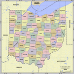 Карта деления Огайо