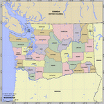 Карта деления Вашингтона